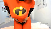 Sexy elastigirl cosplay curvy girl from brazil giving the hottest joi, jerk off instructions to you, making you reach the best orgasm