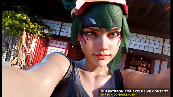 3D Porn : Overwatch – Kiriko Dick Ride Uncensored Hentai AI Generated Cartoon